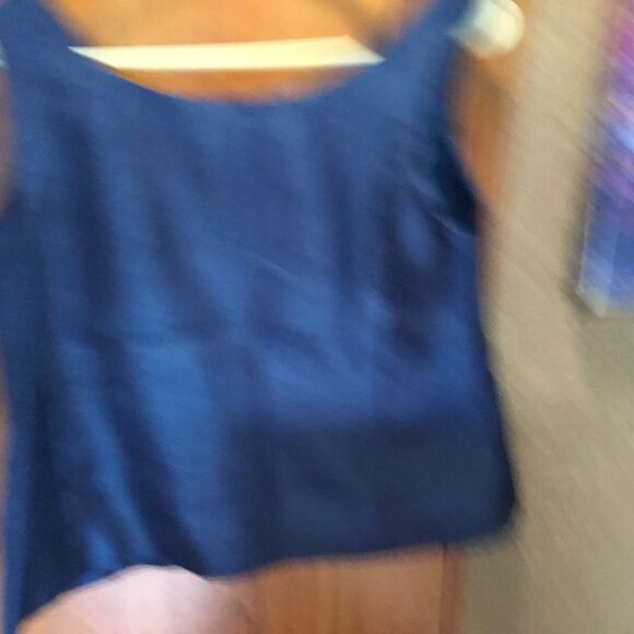 Kasper Brand Women’s Size 12 Sleeveless Suit Top with Side Zipper - Picture 5 of 5